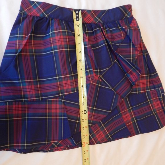 Vineyard Vines Jolly Plaid Party Ruffle Skirt NWT - Picture 13 of 15